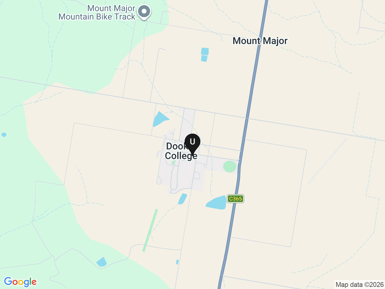 Map of UniLodge homes near University of Melbourne - Dookie Campus (Melbourne)