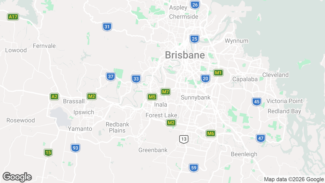 Map of Brisbane