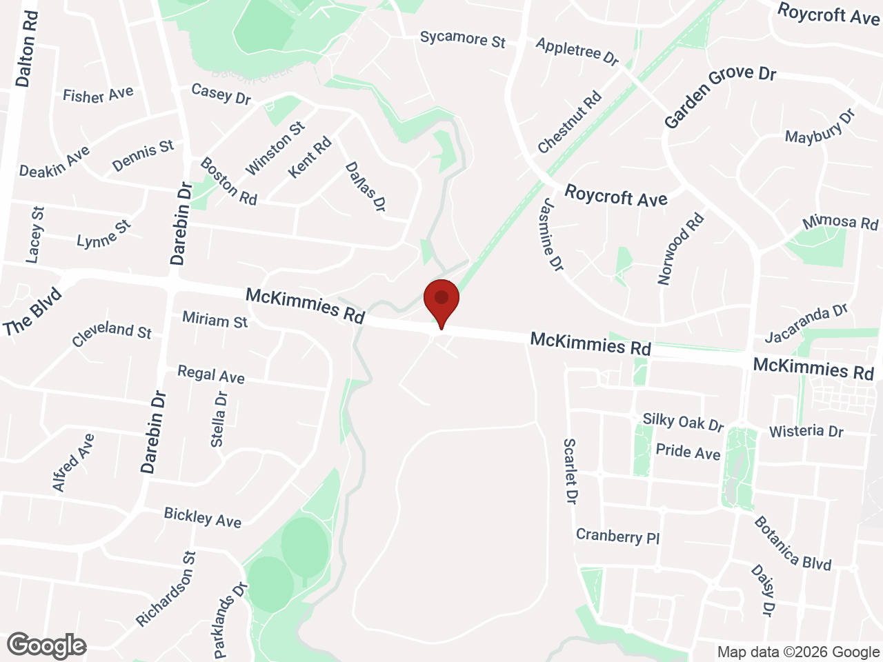 Map showing UniLodge @ RMIT Bundoora - Walert House, Bundoora